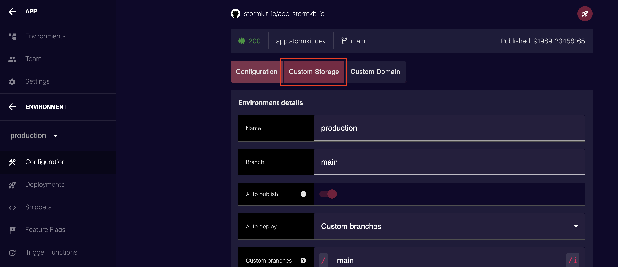 Deploy your frontend code to different targets